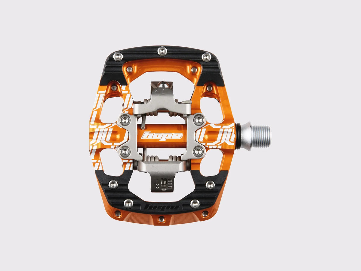 Pédale automatique Hope Union GC gravity clip (Orange)