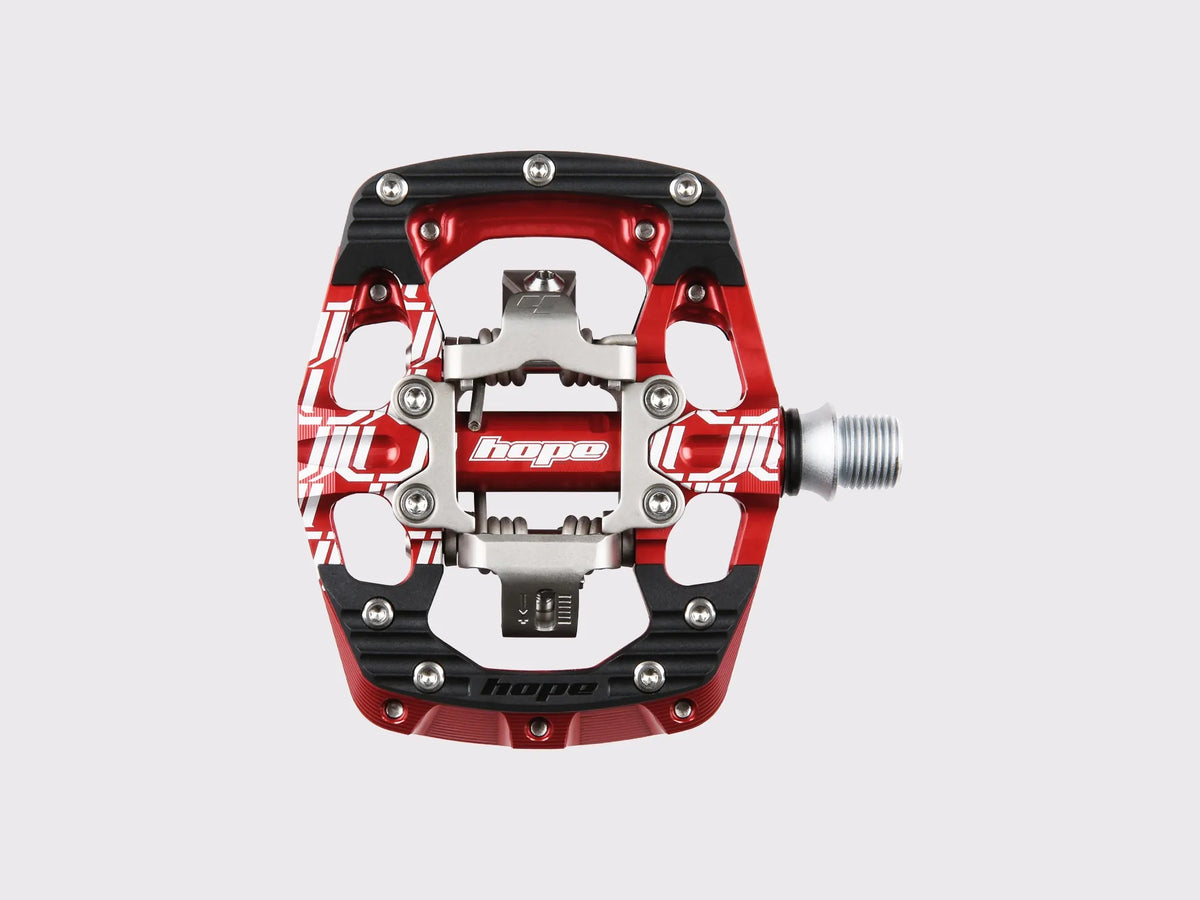 Pédale automatique Hope Union GC gravity clip (Rouge)