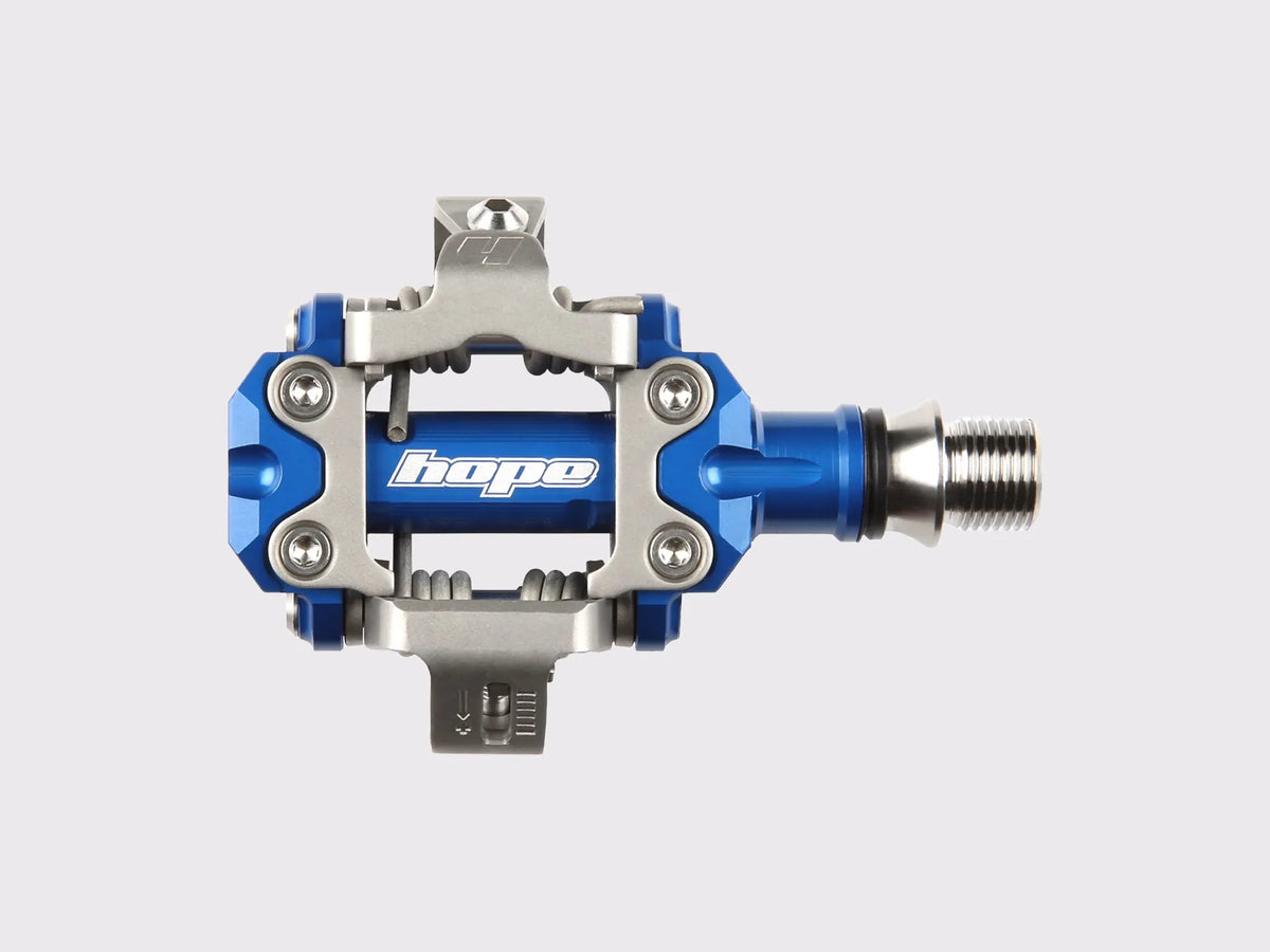Pédale automatique Hope Union RC race clip (Bleu)