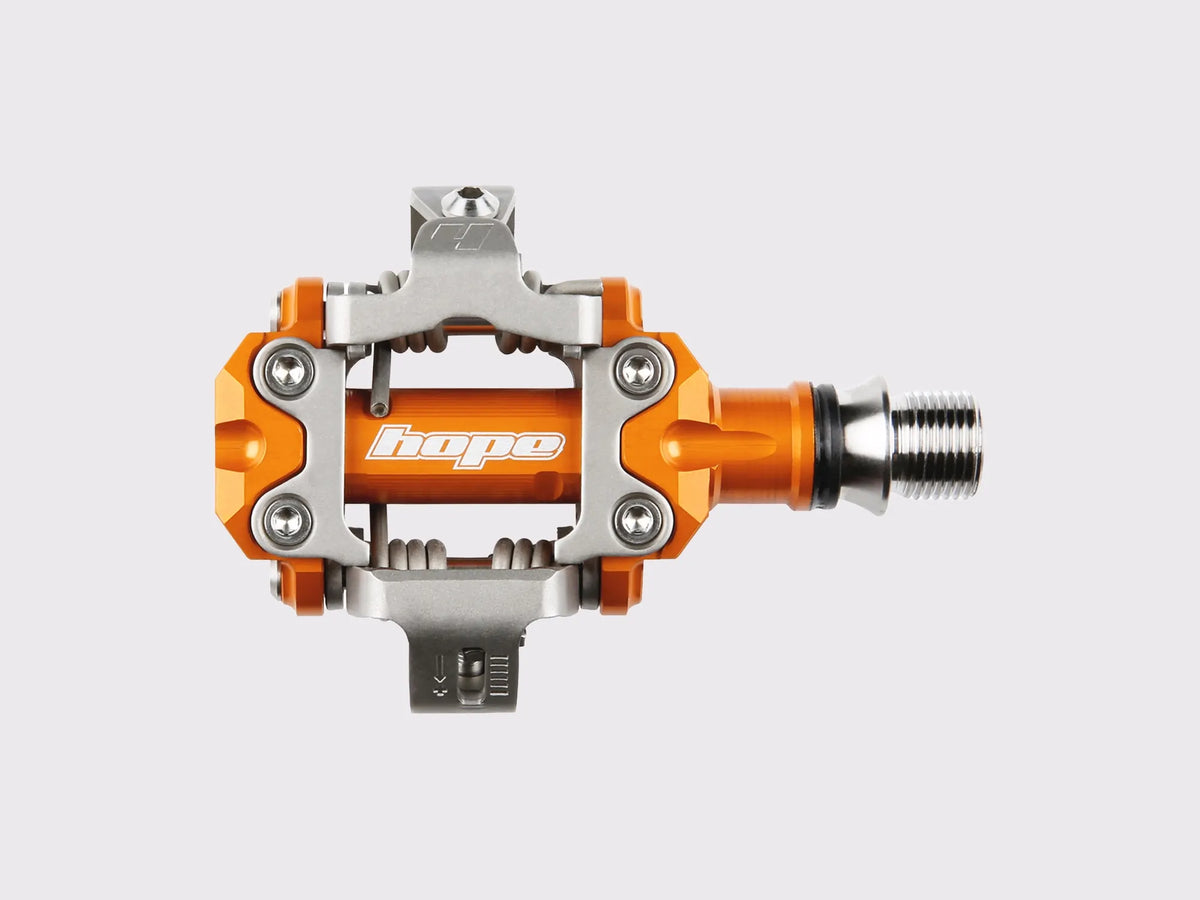 Pédale automatique Hope Union RC race clip (Orange)