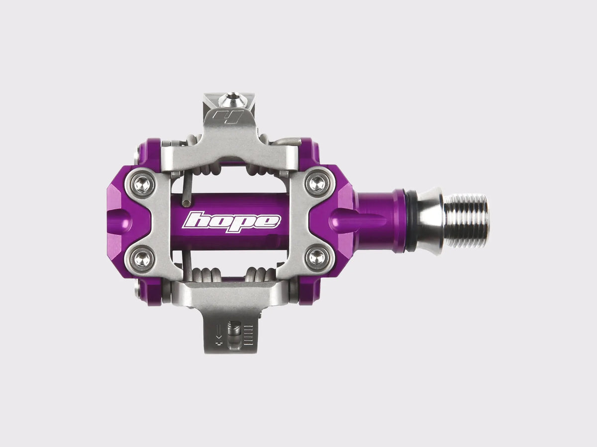 Pédale automatique Hope Union RC race clip (Violet)