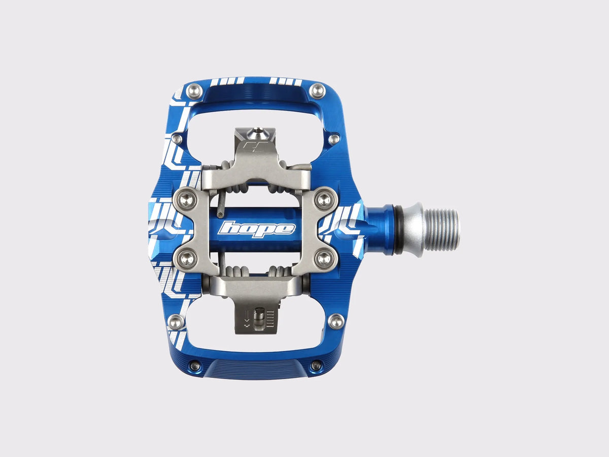 Pédale automatique Hope Union TC trail clip (Bleu)