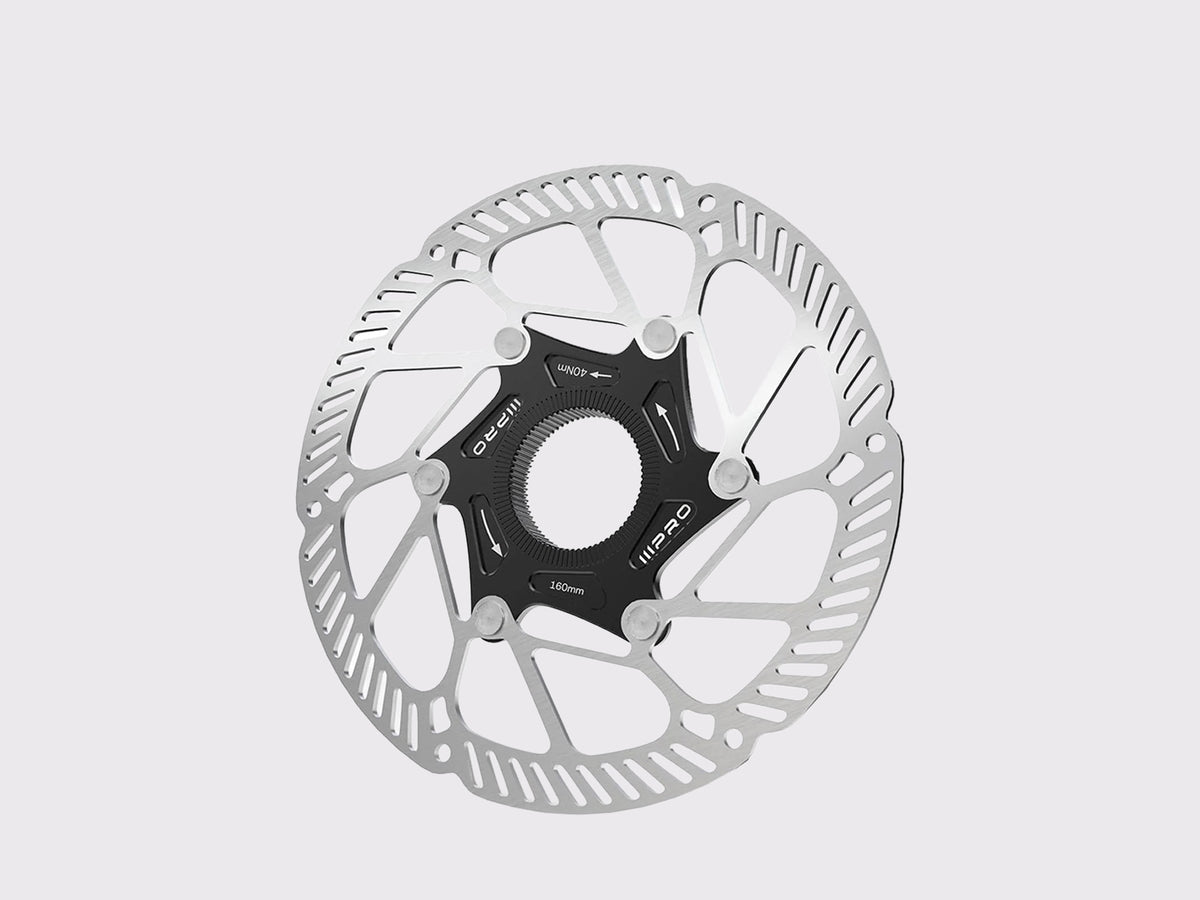 Disque de frein III-PRO A2 Center Lock inox SUS410 (Noir)