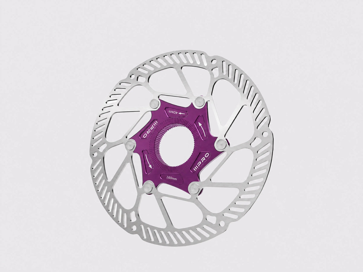 Disque de frein III-PRO A2 Center Lock inox SUS410 (Violet)