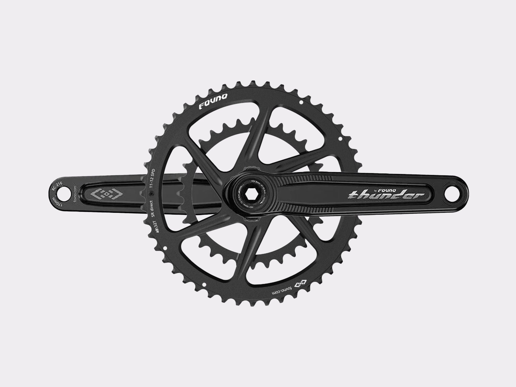 FOVNO Thunder-pro pédalier double plateau