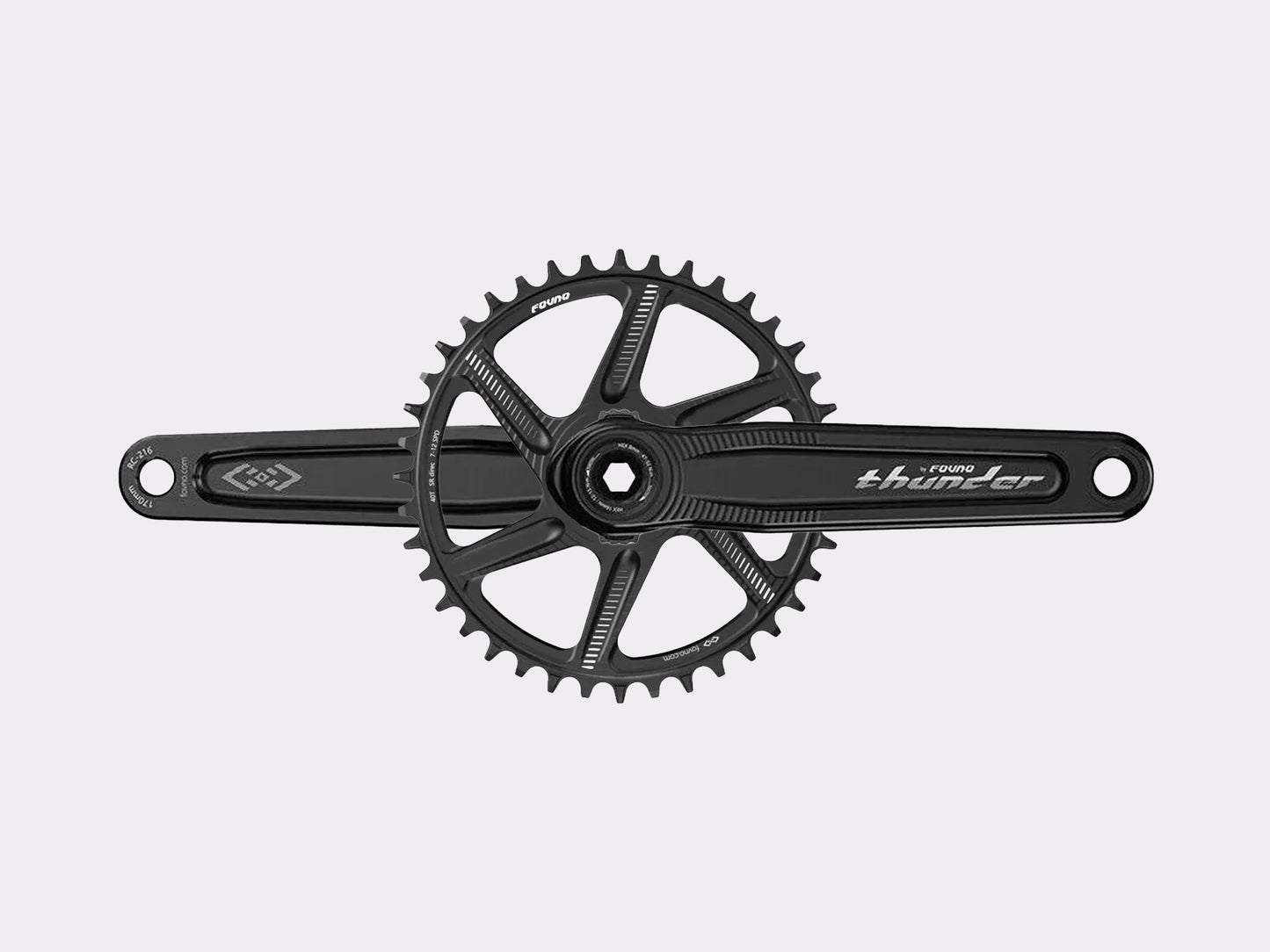 FOVNO Thunder-pro pédalier gravel mono plateau