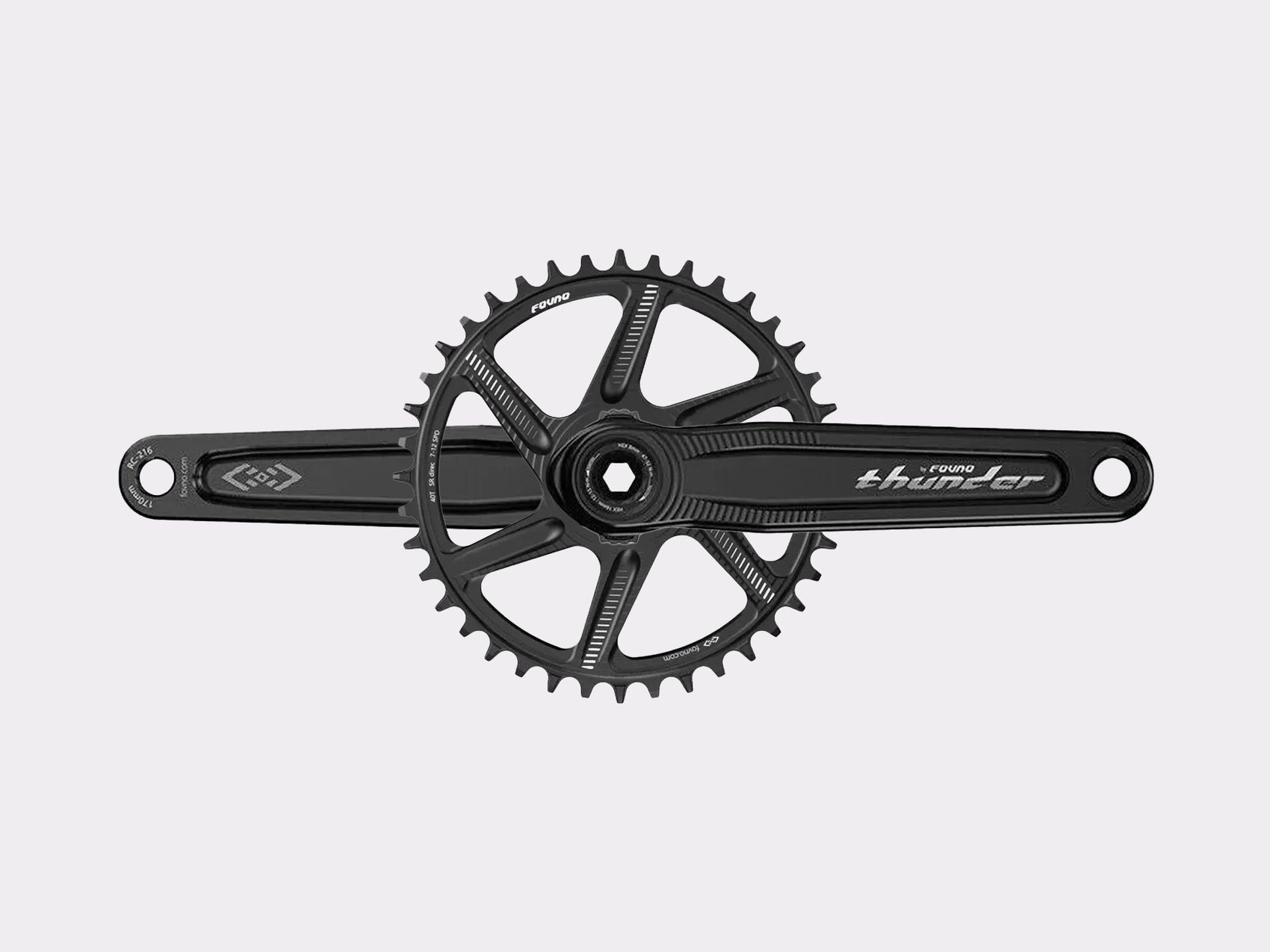FOVNO Thunder-pro pédalier gravel mono plateau