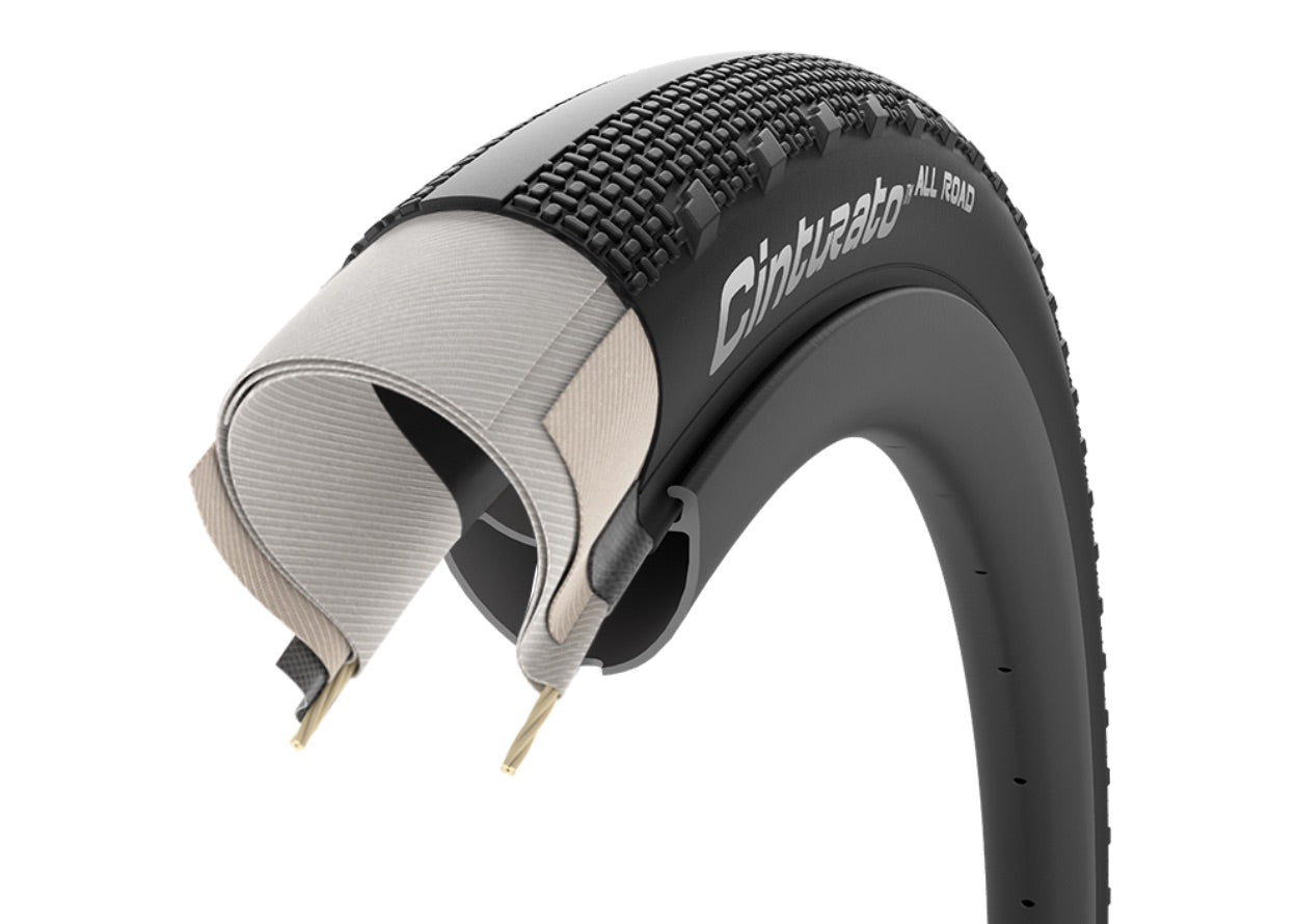 Pneu Pirelli Cinturato All Road TLR - carcasse ProWall Gravel 60 TPI