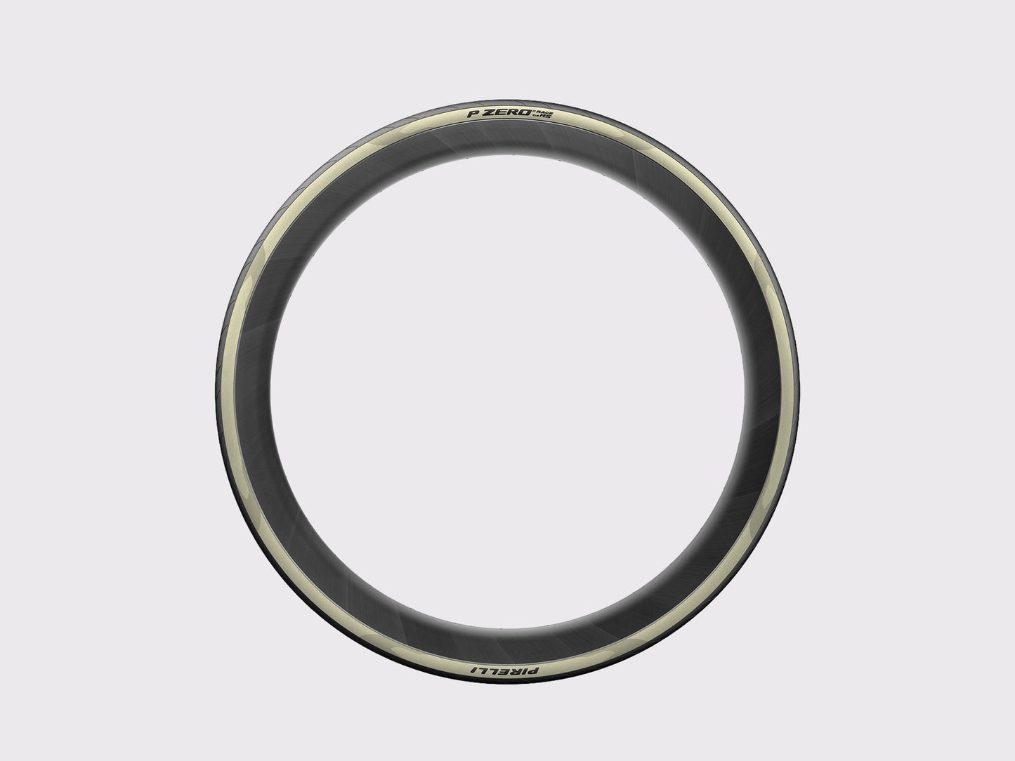 Pneu Pirelli P Zero Race TLR RS tubeless 700c flanc beige (Retro)