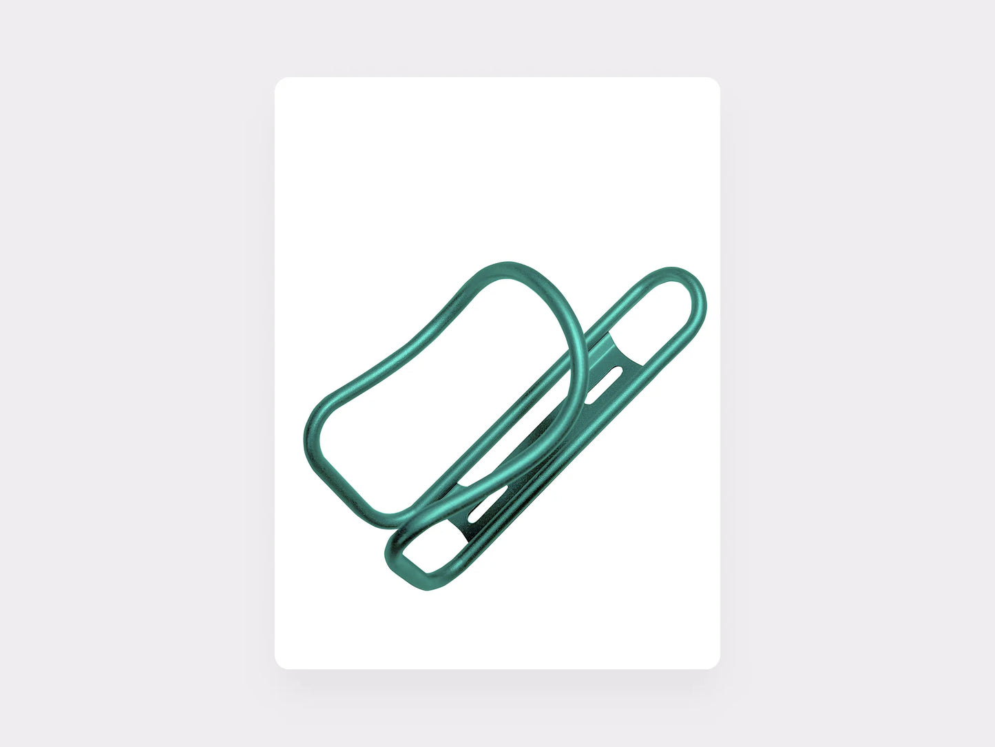 Porte-bidon titane CYKL bleu clair – anodisation résistante, style unique pour montage personnalisé
