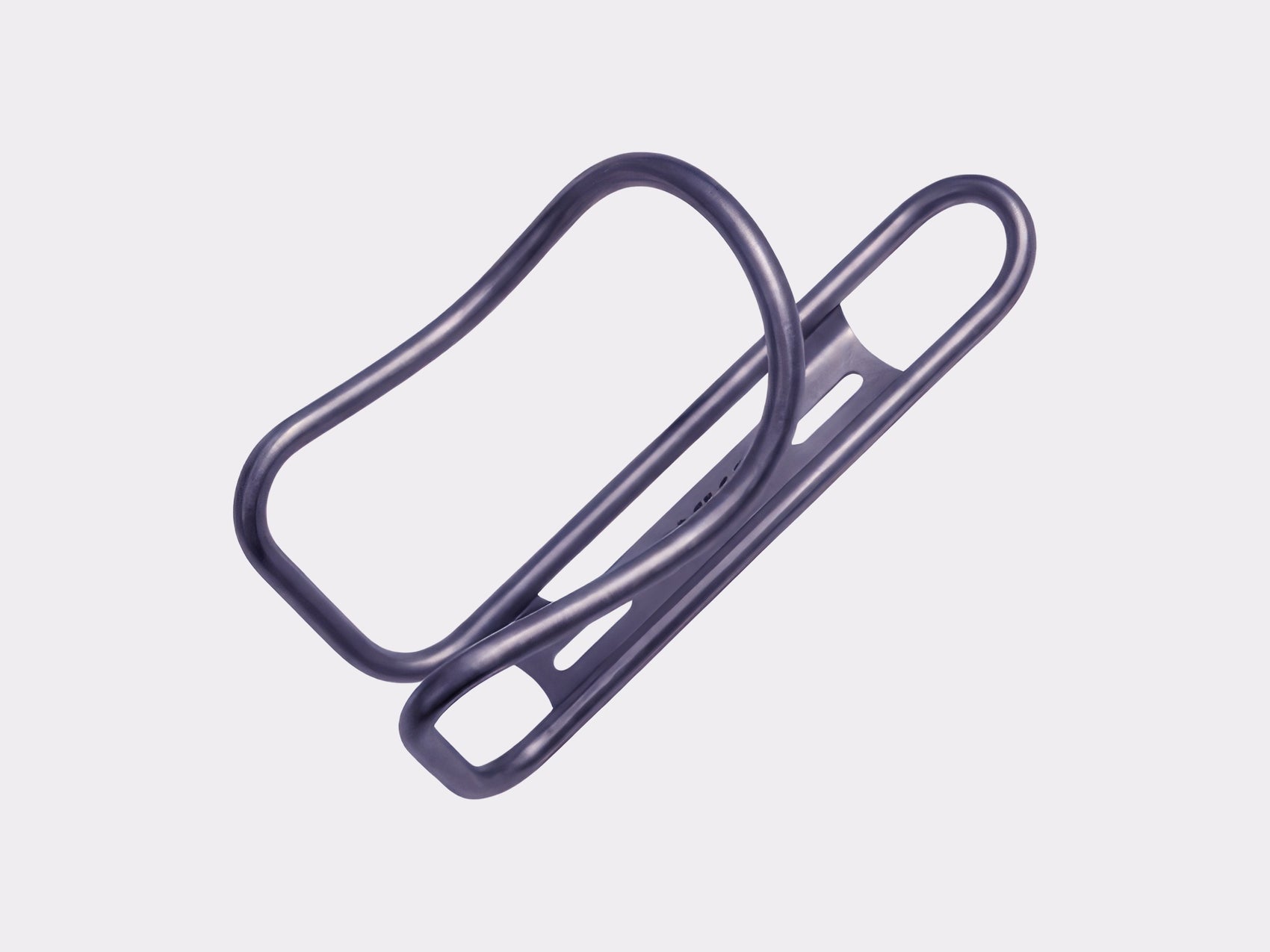 Porte bidon en titane léger pour vélos gravel, route et VTT - couleur bleu anodisé | CYKL