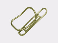 Porte bidon en titane léger pour vélos gravel, route et VTT - couleur or vert  anodisé | CYKL
