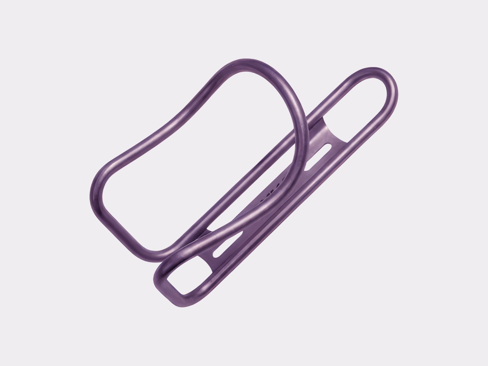 Porte bidon en titane léger pour vélos gravel, route et VTT - couleur violet anodisé | CYKL