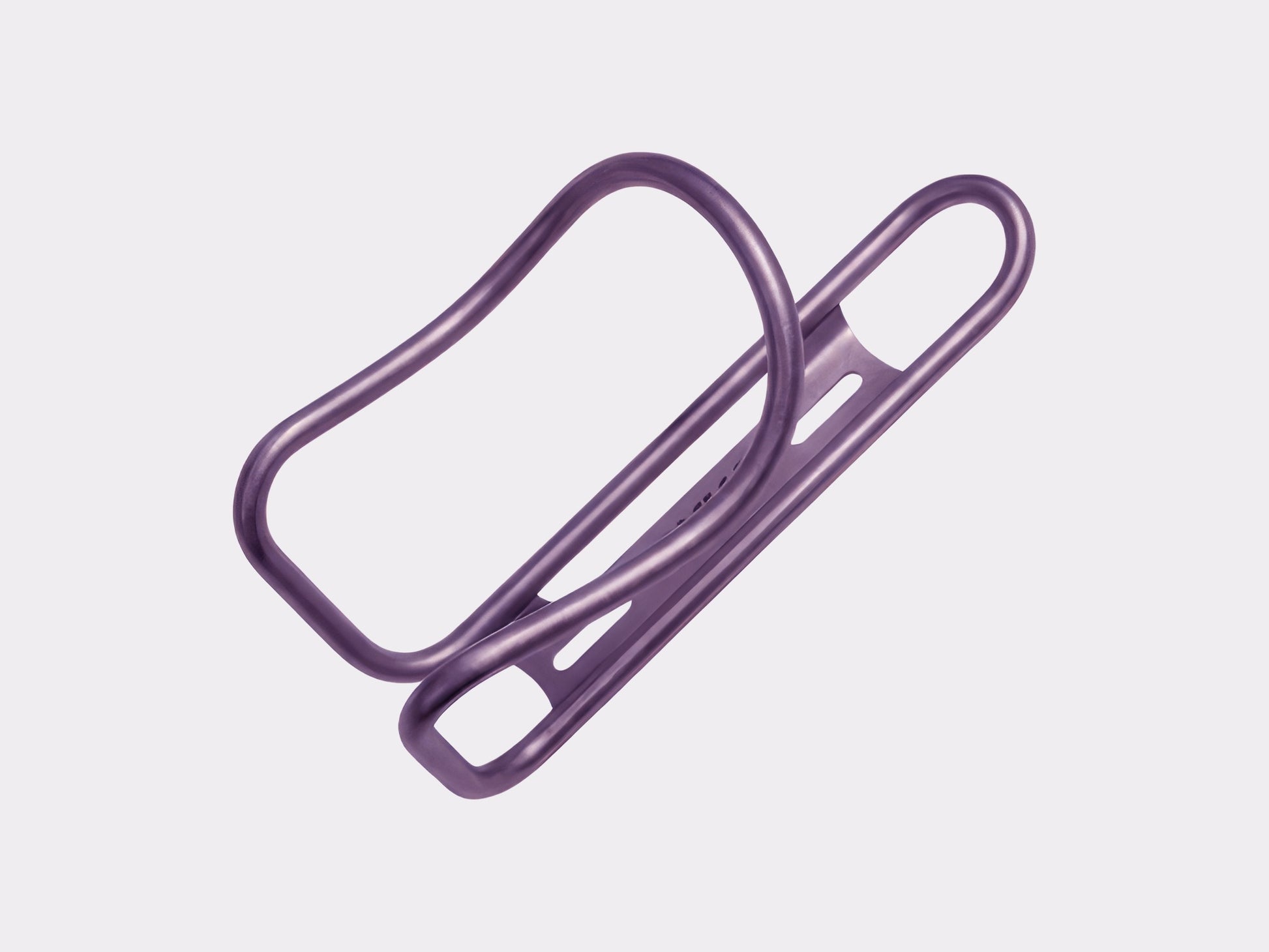 Porte bidon en titane léger pour vélos gravel, route et VTT - couleur violet anodisé | CYKL