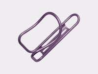 Porte bidon en titane léger pour vélos gravel, route et VTT - couleur violet anodisé | CYKL