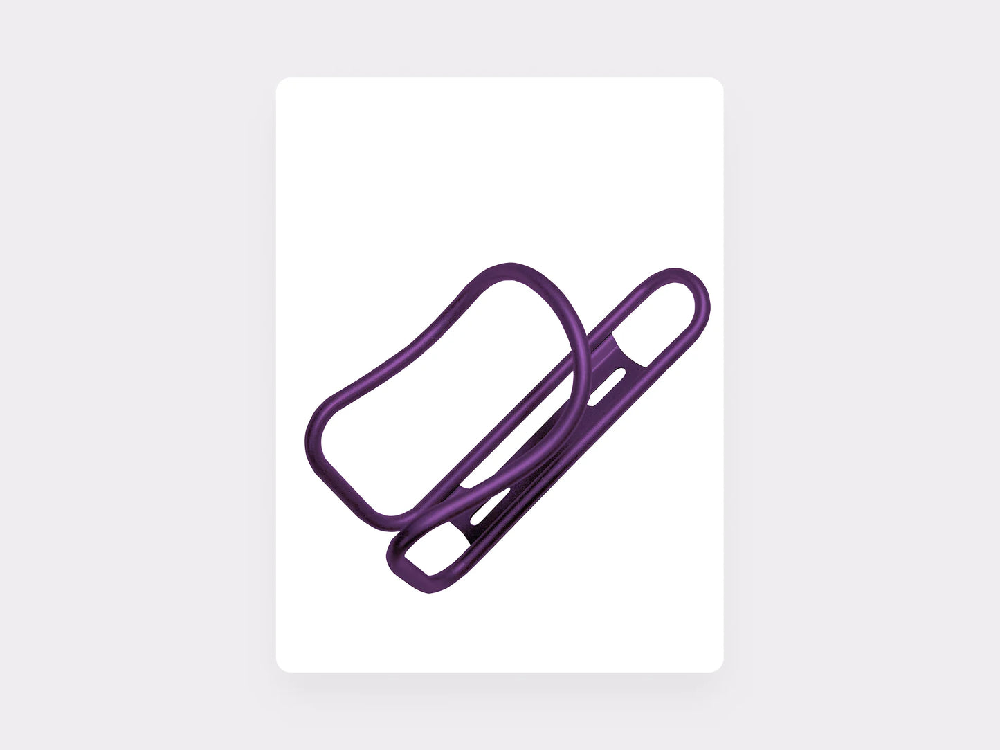 Porte-bidon titane CYKL violet – coloris exclusif, durabilité maximale pour bikepacking et longue distance