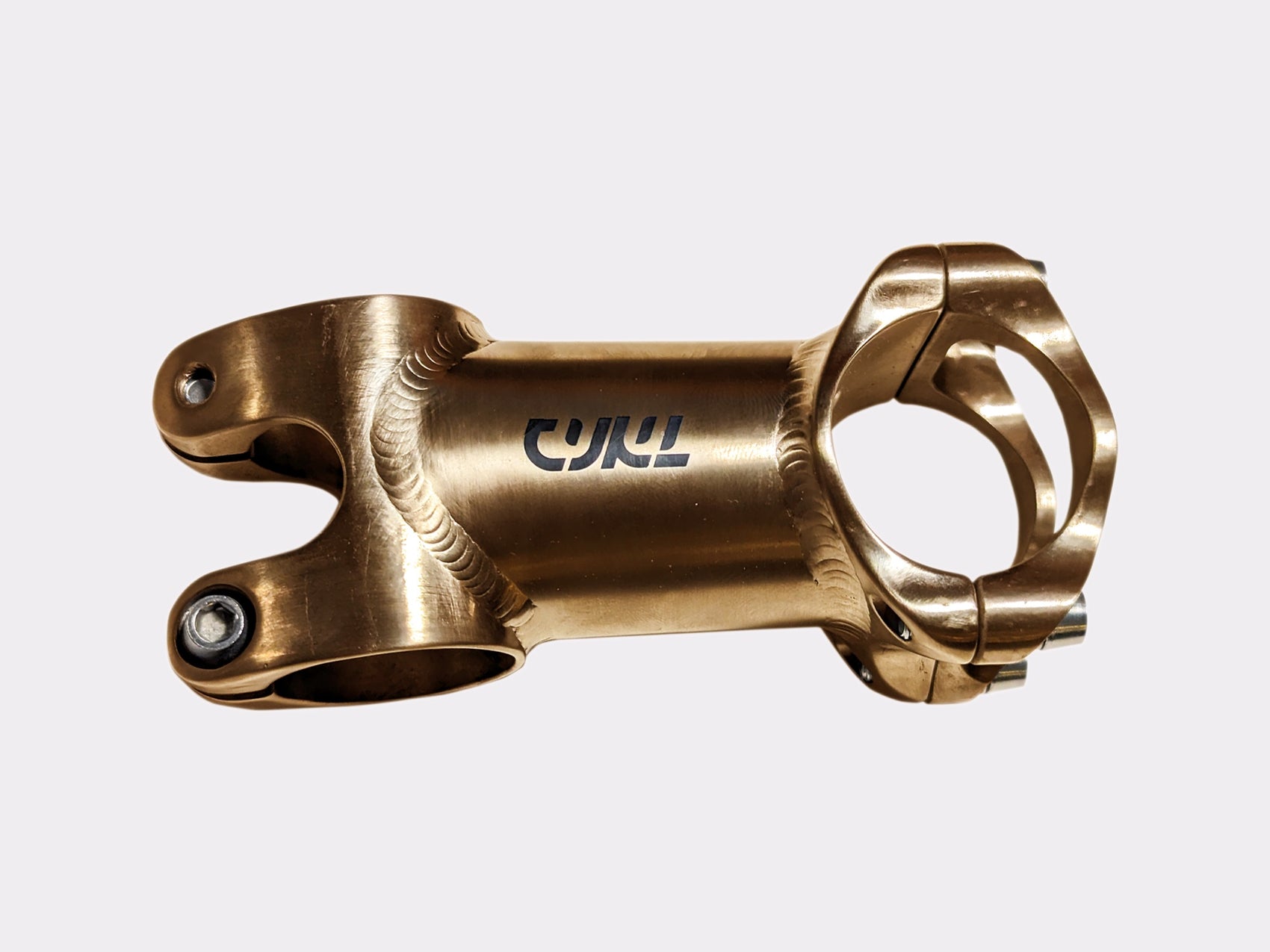 Potence titane CYKL couleur bronze anodisée