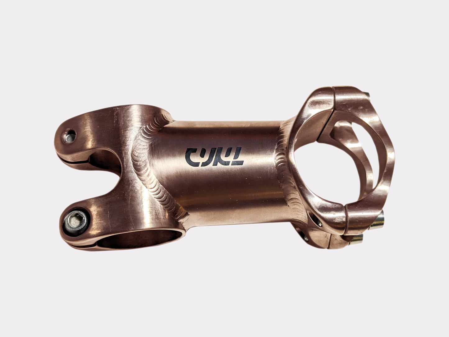 Potence titane CYKL couleur or rose  anodisée