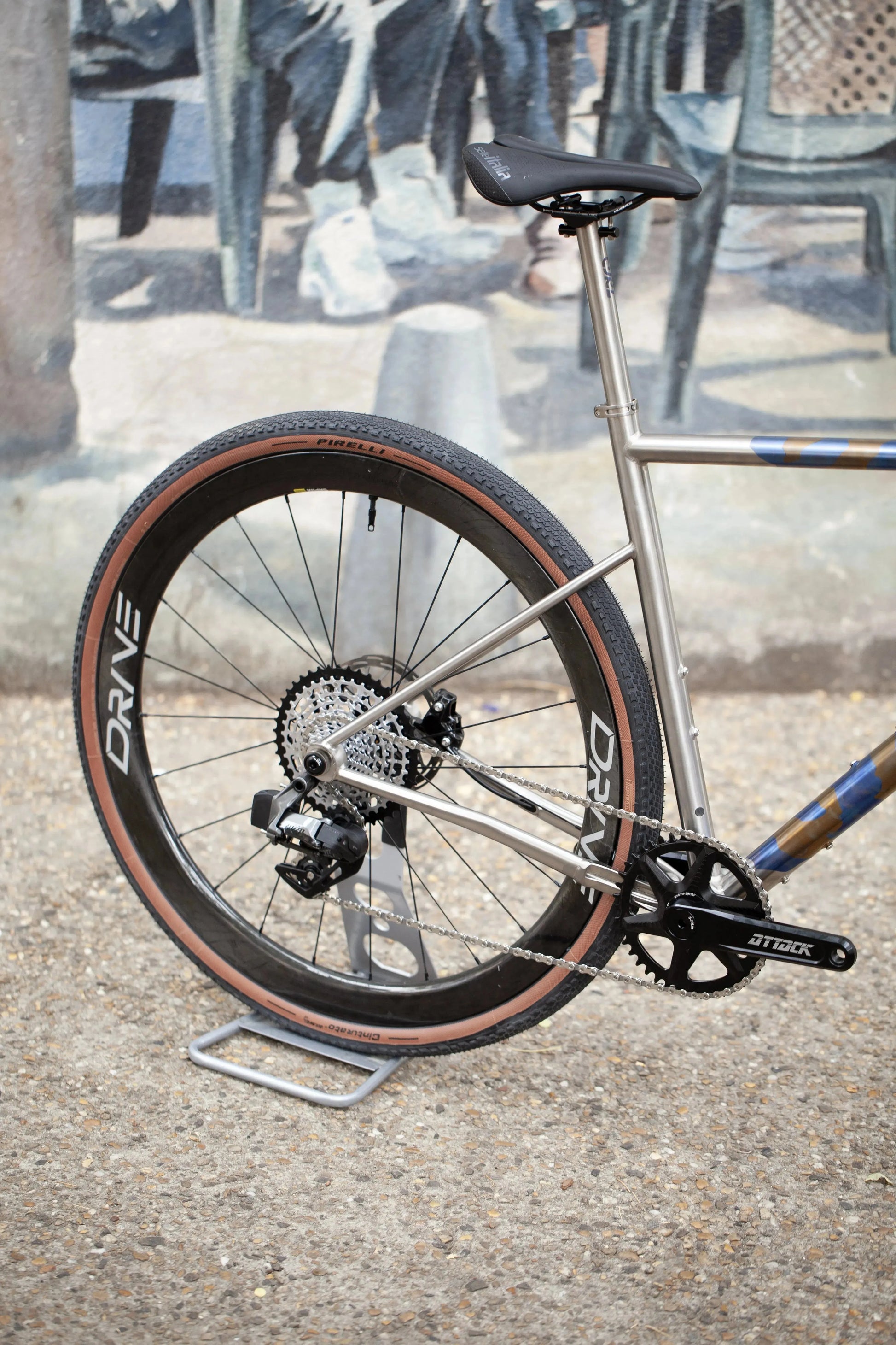 Road Bike Frame Drop Seat Stays Ribble CGR Ti Titanium Cross