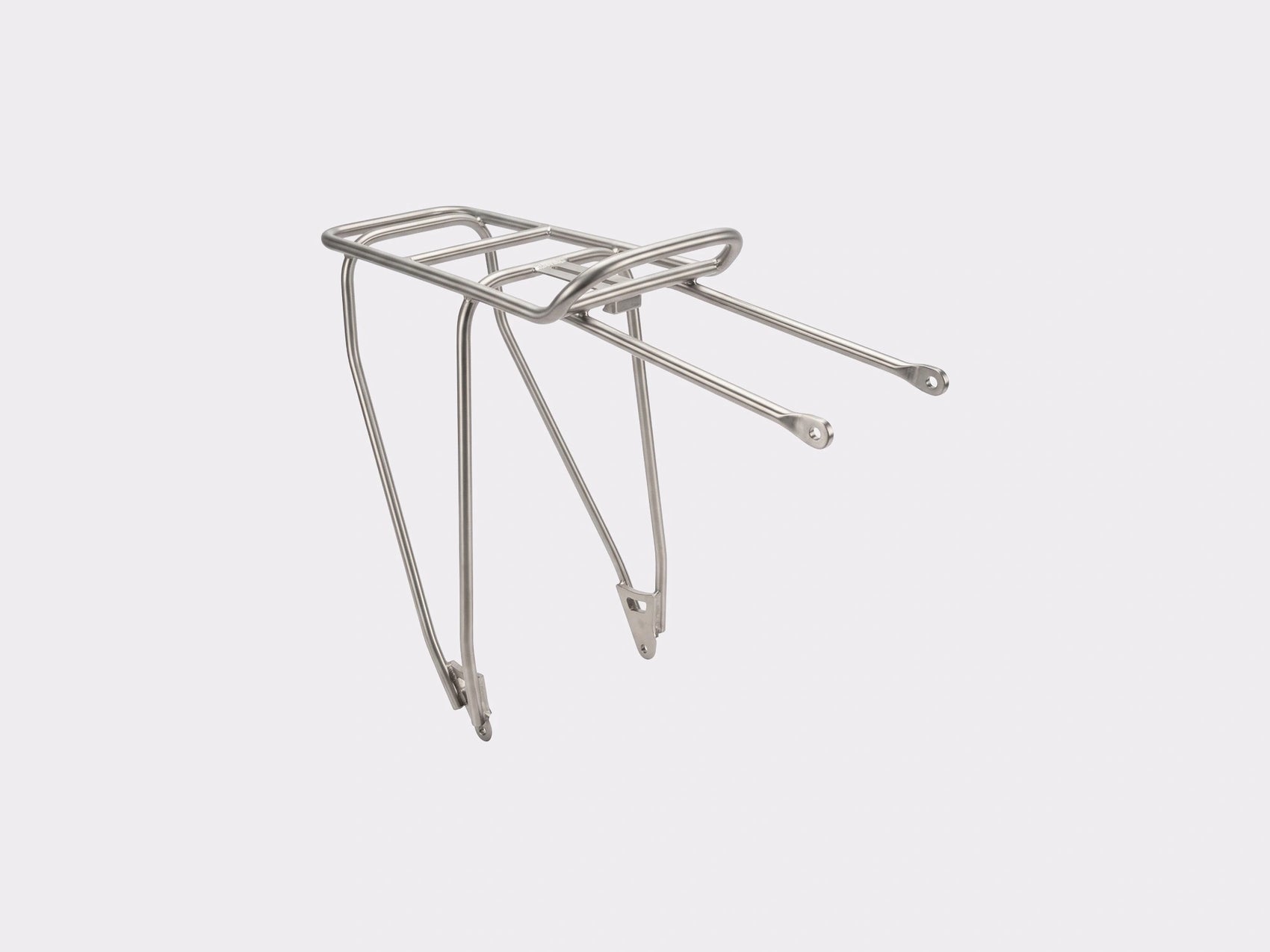 Porte-bagages arrière CYKL Mother Load en titane Grade 9, architecture en tubes creux de 10 mm pour montage gravel.