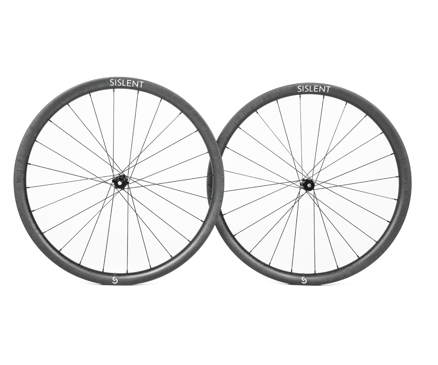 Roues Sislent Wild LC 32 mm jantes carbone hookless gravel technique
