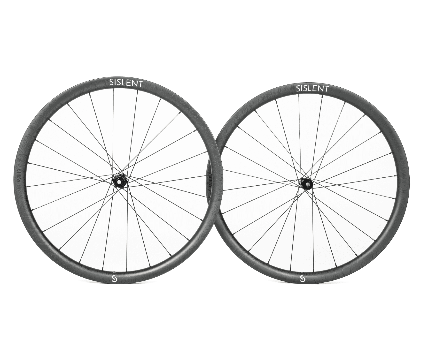 Roues Sislent Wild LC 32 mm jantes carbone hookless gravel technique