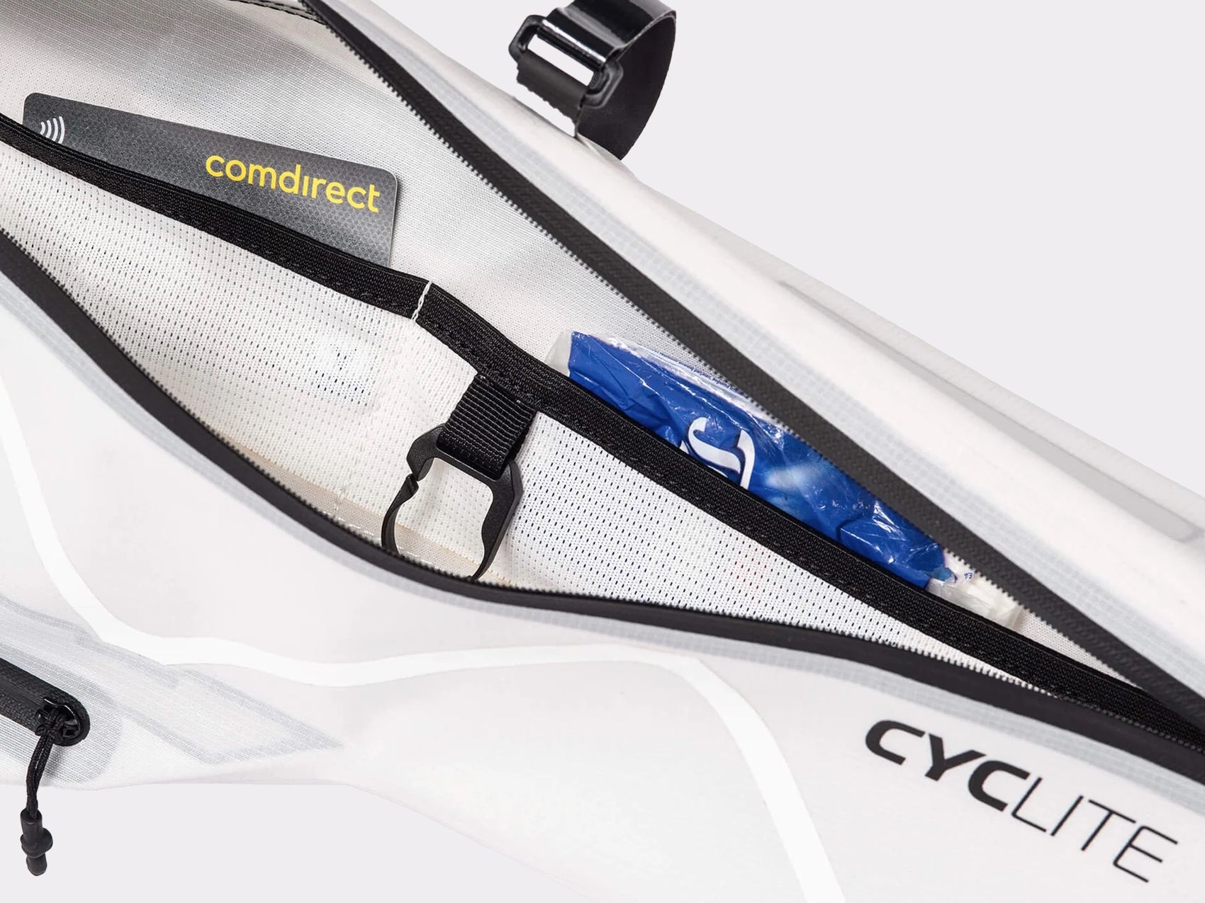 Grande sacoche de cadre Cyclite frame bag large 01 white | Cyclite