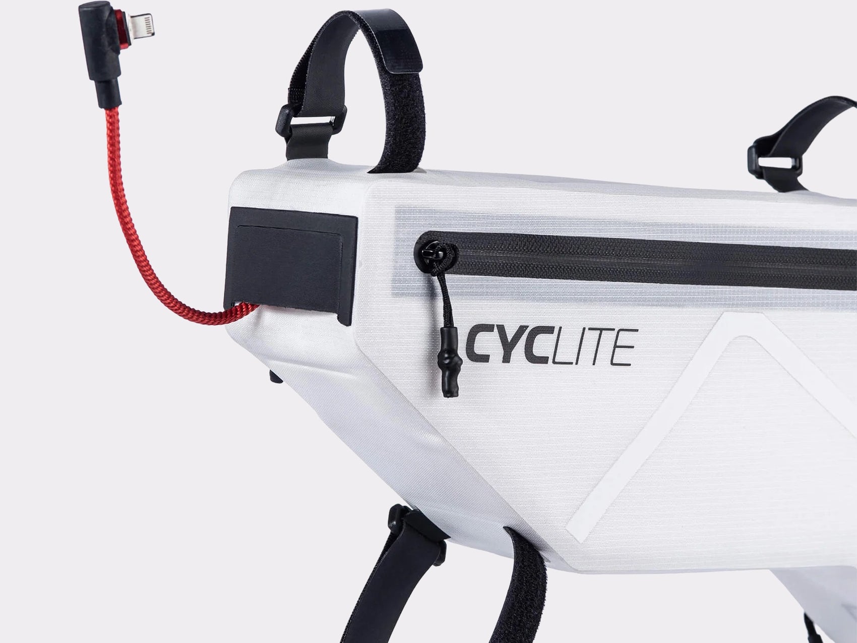 Grande sacoche de cadre Cyclite frame bag large 01 white | Cyclite