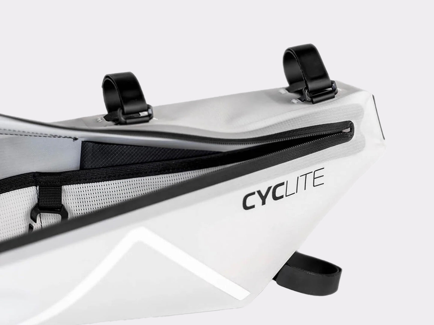 Grande sacoche légère de cadre Cyclite frame bag xt 01 white 3.2L | CYKL