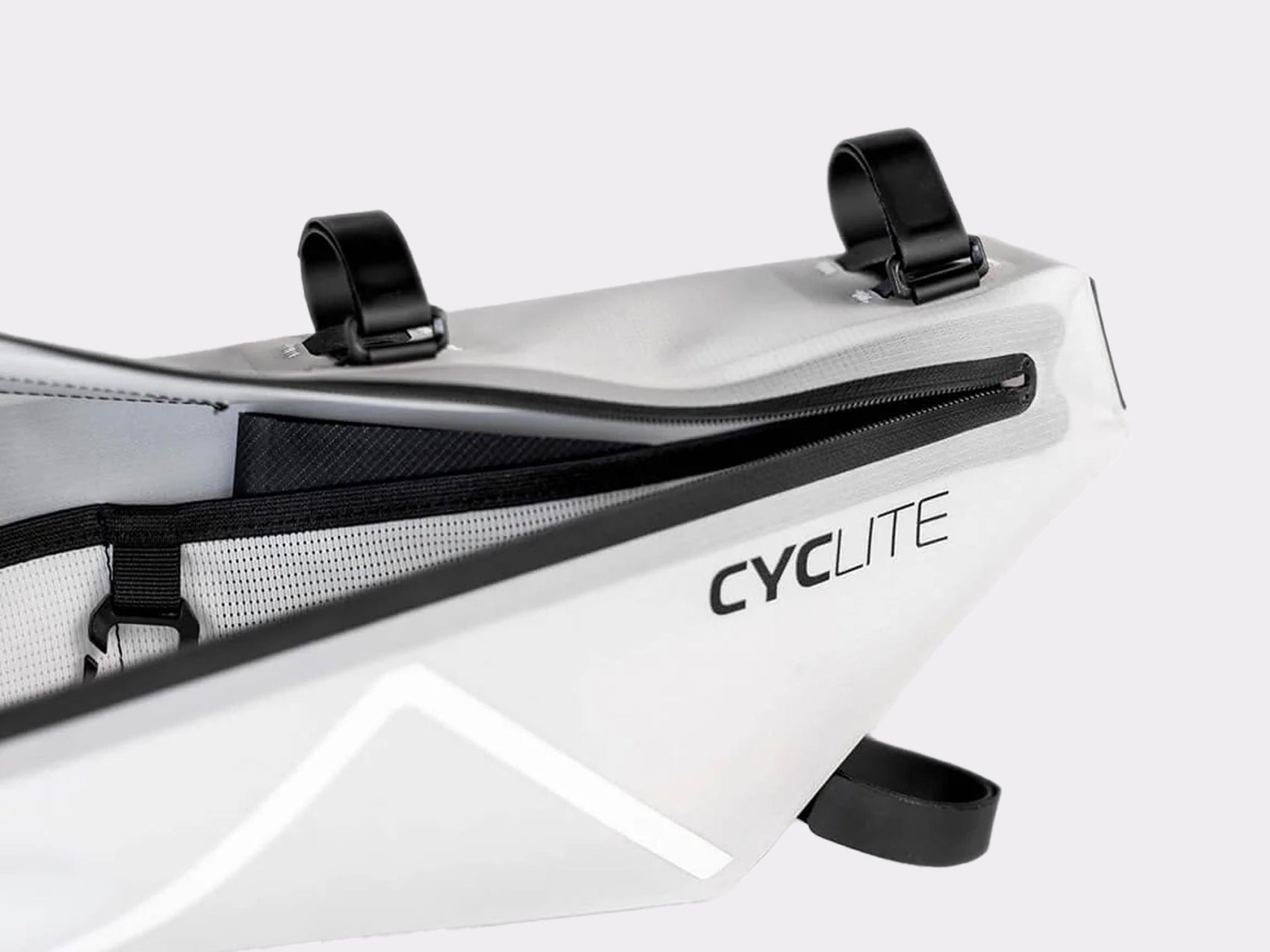 Grande sacoche légère de cadre Cyclite frame bag xt 01 white 3.2L | CYKL