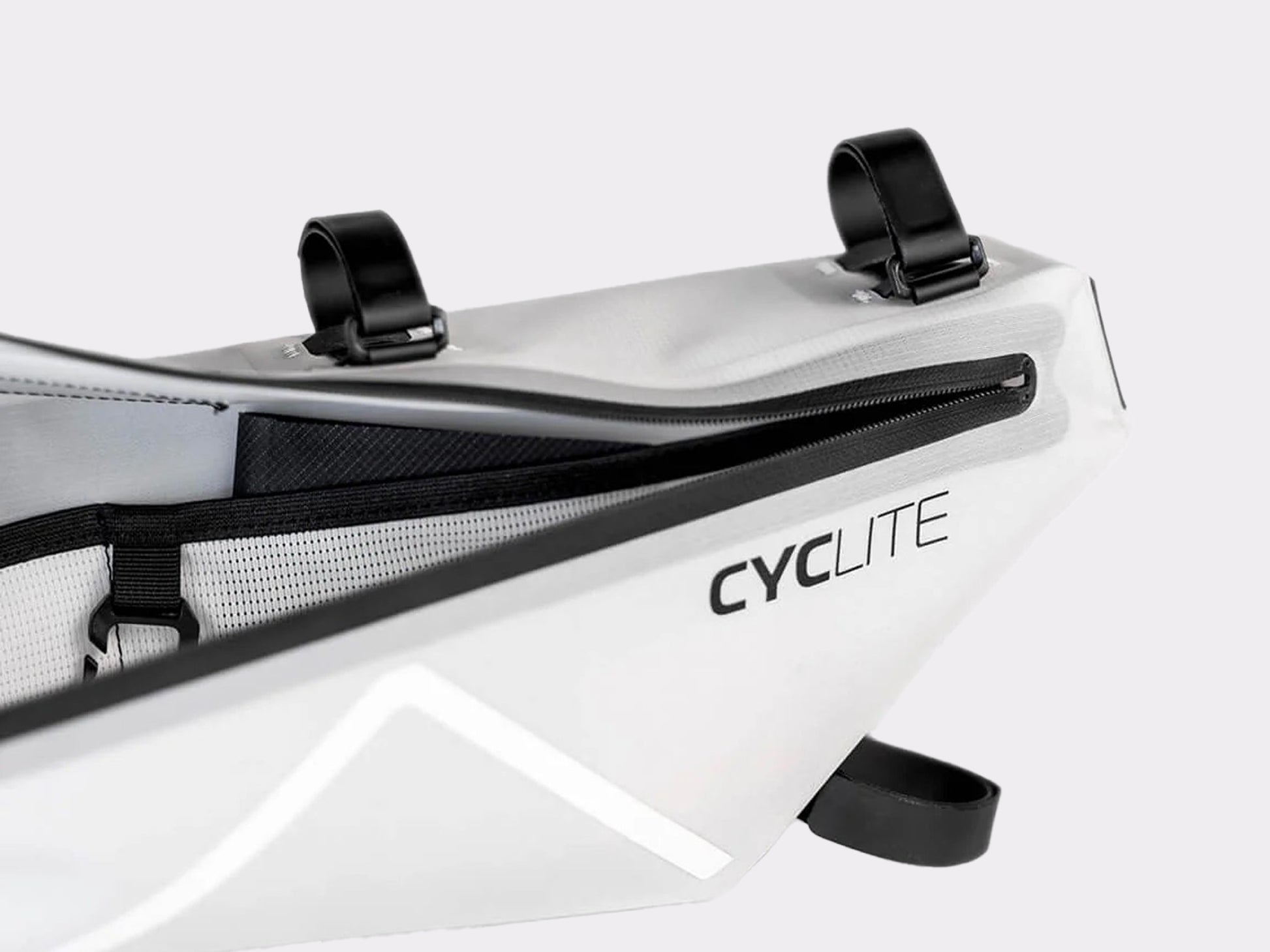 Grande sacoche légère de cadre Cyclite frame bag xt 01 white 3.2L | CYKL