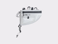 Sacoche de guidon aérodynamique Cyclite handlebar aero bag 01 white | CYKL