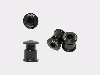 Kit de visserie couleur noir Cybrei pour mono et double plateau chez CYKL