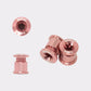 Kit de visserie couleur rose Cybrei pour mono et double plateau chez CYKL