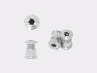 Kit de visserie couleur argent Cybrei pour mono et double plateau chez CYKL