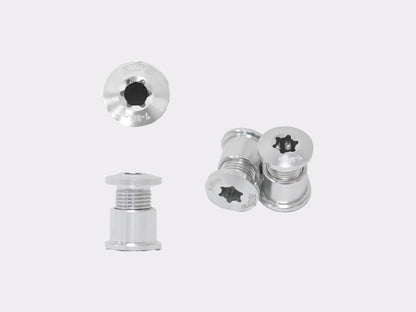 Kit de visserie couleur argent Cybrei pour mono et double plateau chez CYKL