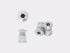 Kit de visserie couleur argent Cybrei pour mono et double plateau chez CYKL