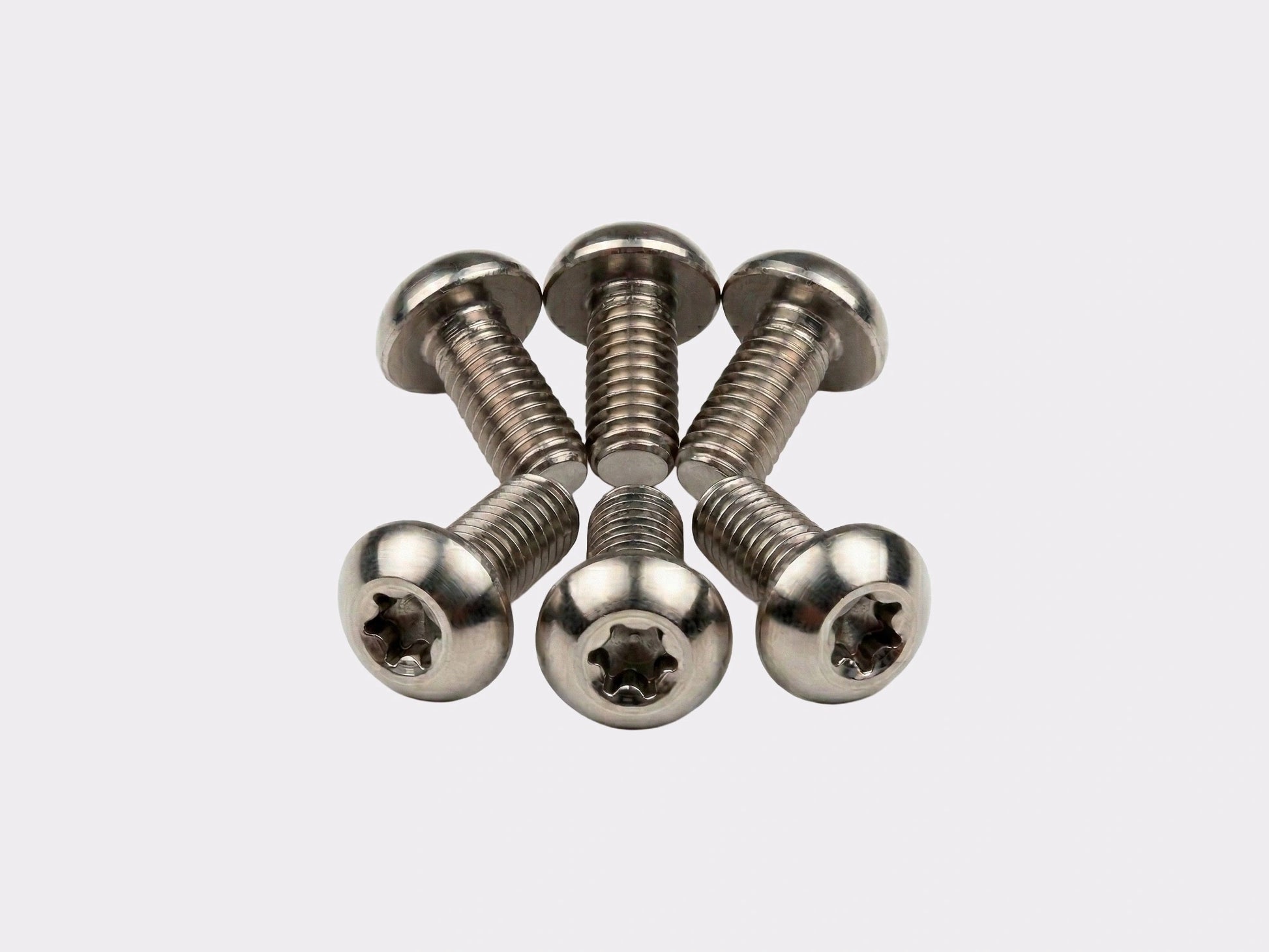 Lot de 2 vis en titane de catégorie 5, M6 x 35, cylindrique, DIN 912
