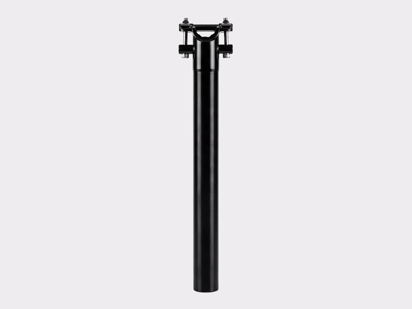 Tige de selle aluminium noir CYKL avec logo gravé au laser. Tige de selle du gravel MONO