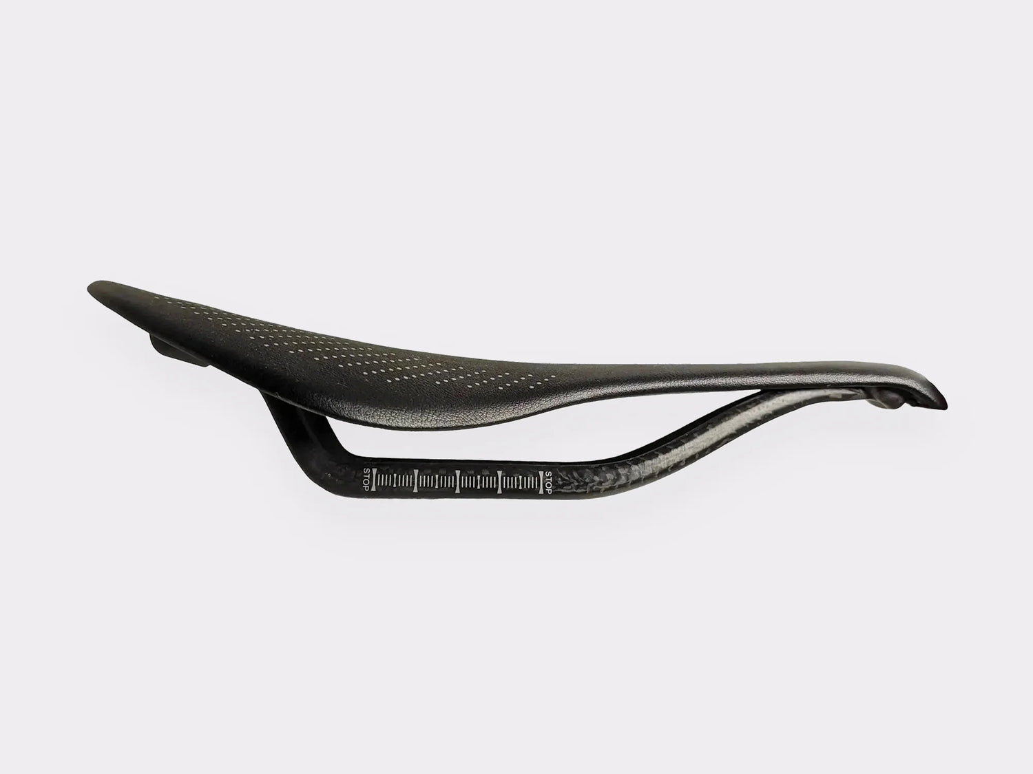 Selle carbone ultra light CYKL – vue latérale, profil ergonomique, poids plume pour vélo performance