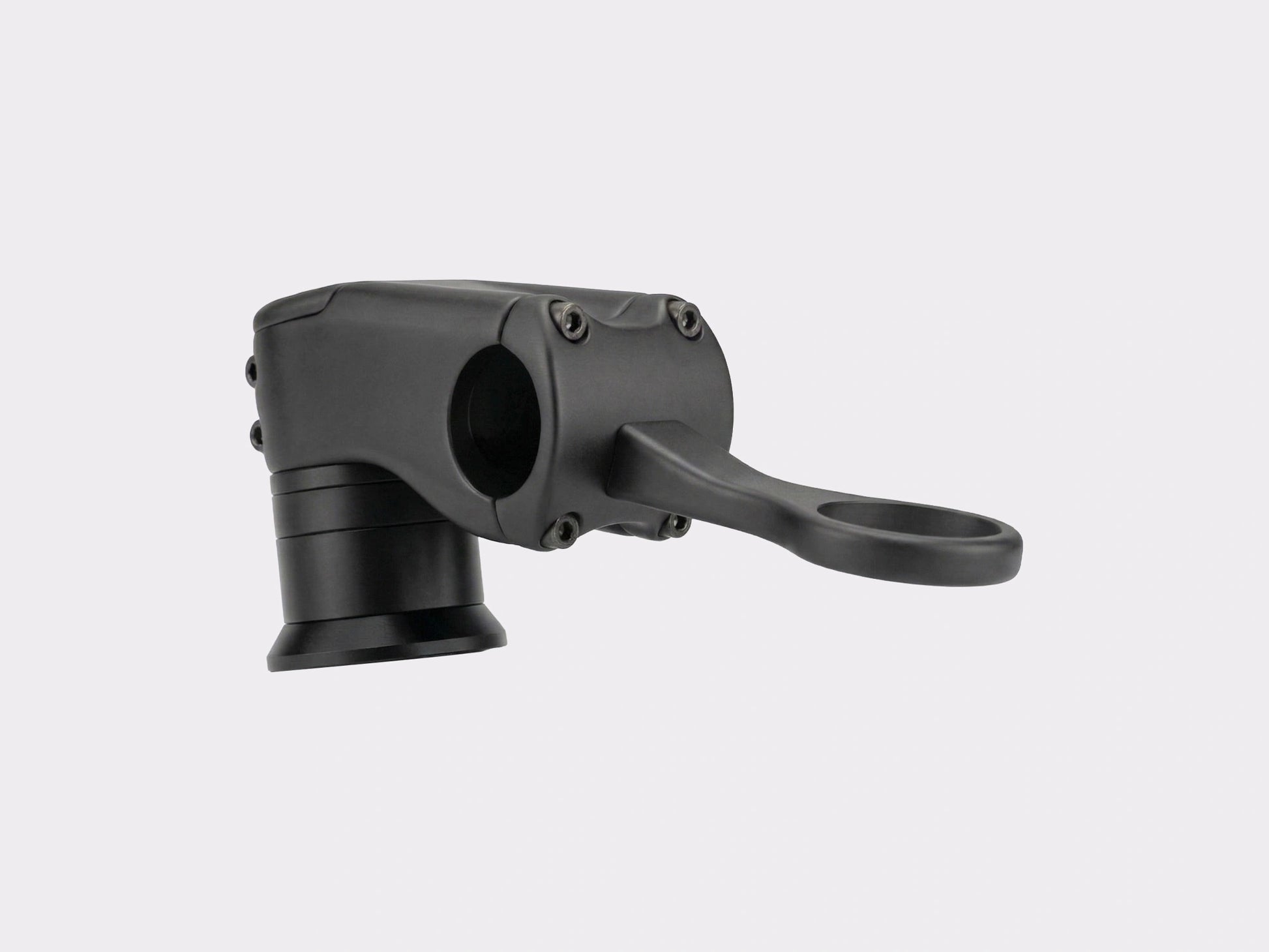 Potence carbone ARISE avec support GPS monté - intégration cockpit route et gravel.