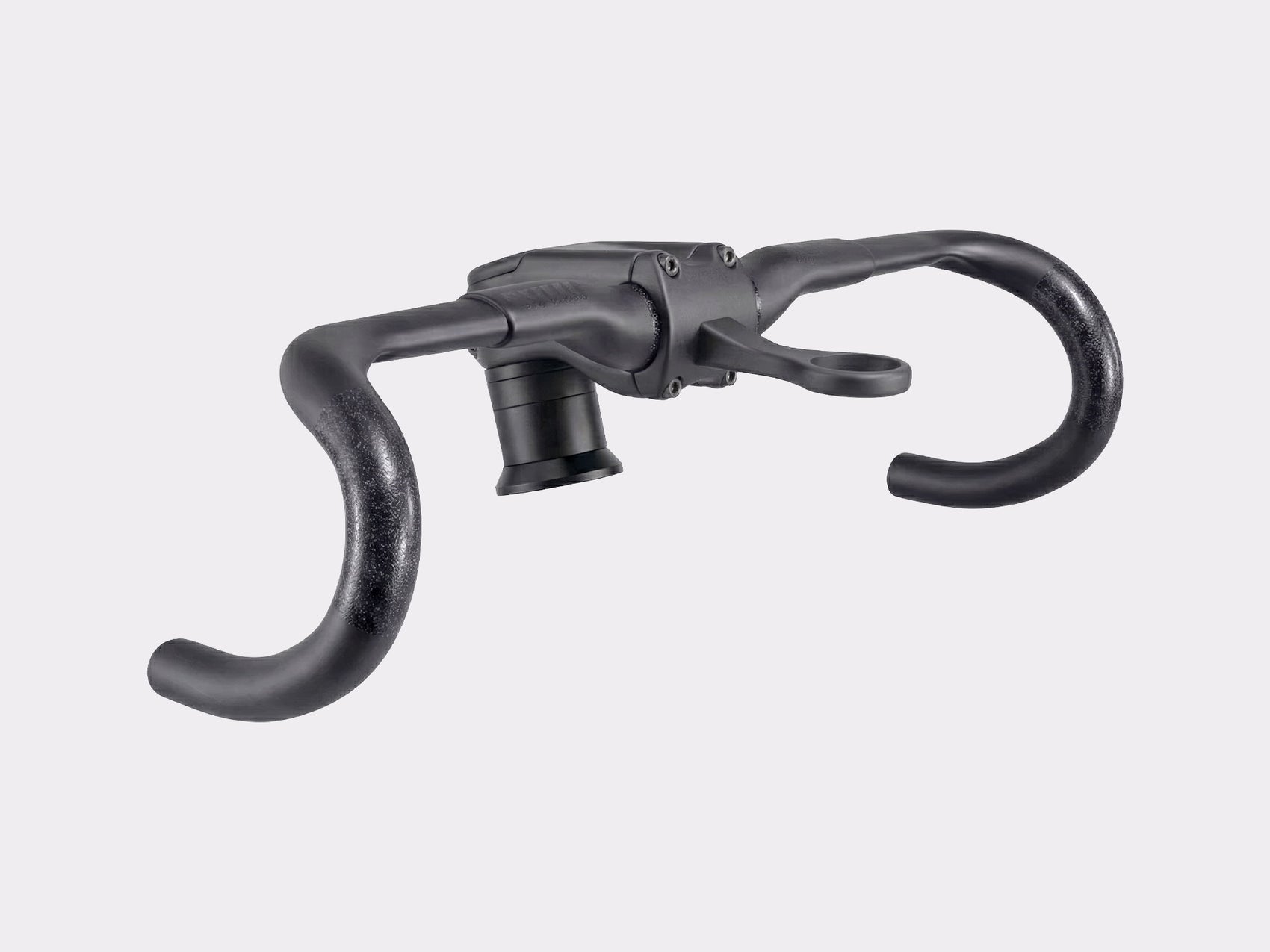 potence et cintre gravel carbone ARISE avec passage de gaines interne.