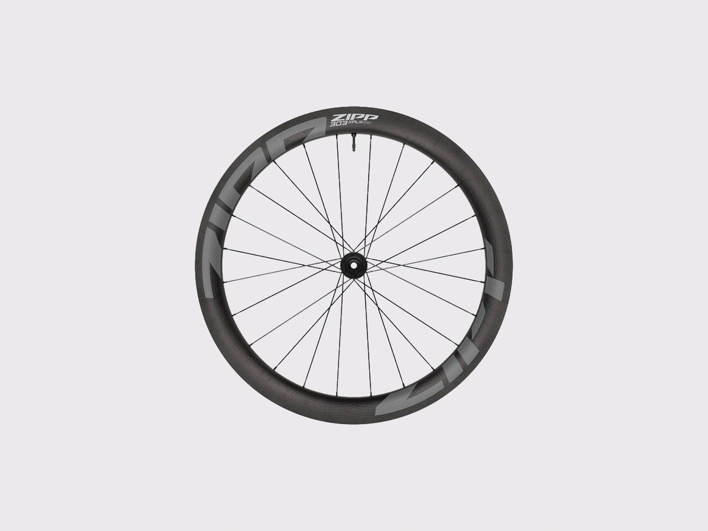 Roue avant carbone Zipp 303 SW XPLR pour axe traversant 12x100 mm
