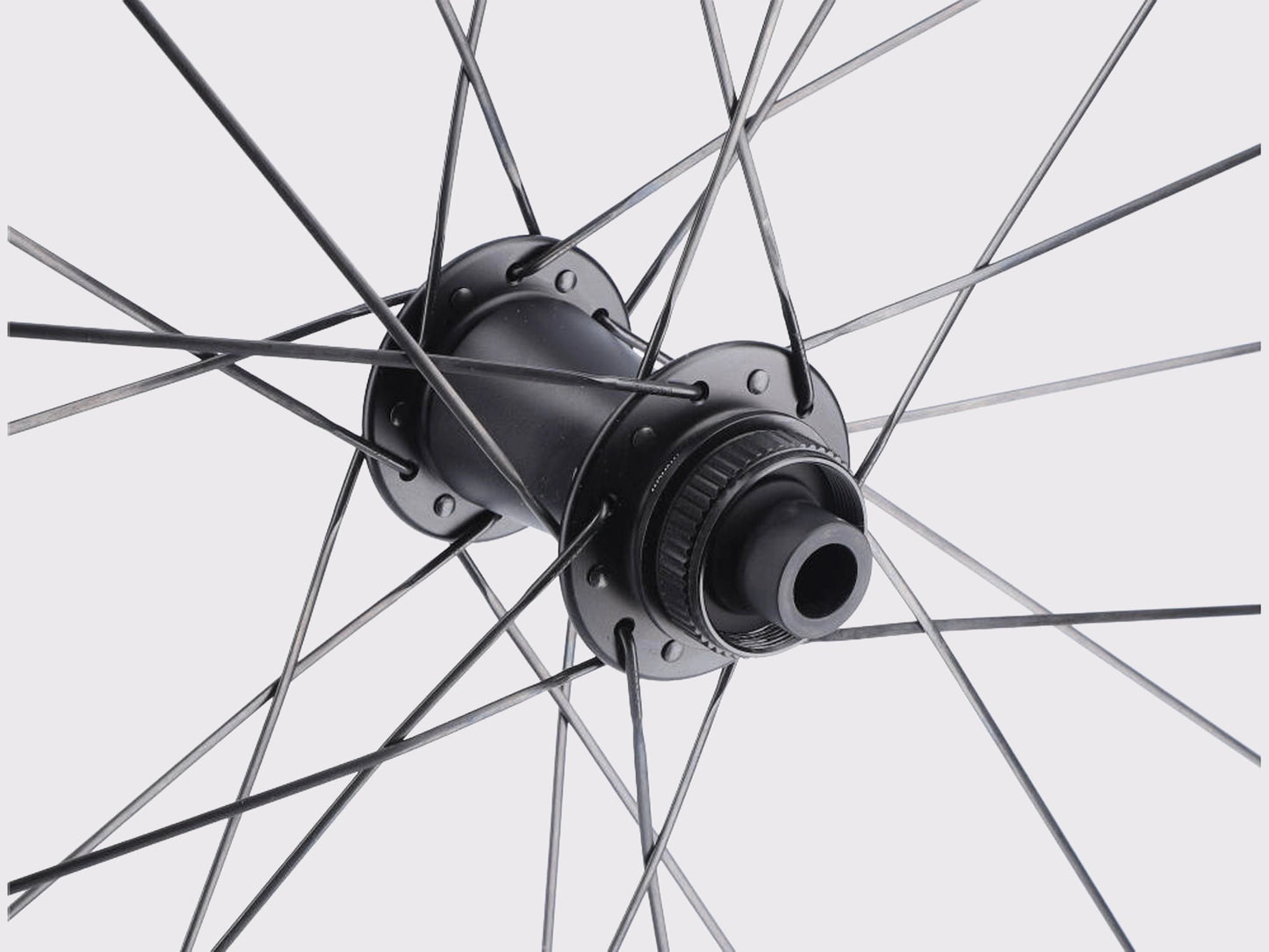 Détail du moyeu avant Zipp ZR1 Disc Brake à fixation Center Lock