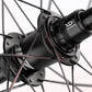 Détail du moyeu Zipp ZR1 Disc Brake et corps de cassette SRAM XDR