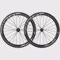 Paire de roues gravel carbone Zipp 303 XPLR S avec logos gris. (Gris)