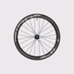 Roue arrière gravel carbone Zipp 303 XPLR S axe traversant logos gris. (Gris)