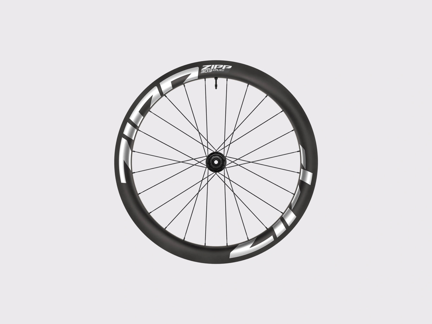 Roue arrière gravel carbone Zipp 303 XPLR S axe traversant logos blancs. (Blanc)