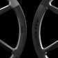 Détail de jante Elitewheels Velo Six II Disc en carbone, marquage Velo Six II et logo Elite