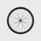 Roue avant carbone Elitewheels Drive SL 48D Disc avec rayons plats en carbone (Noir)